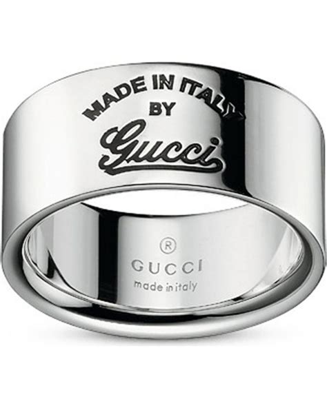 gucci silver ring review|gucci trademark ring.